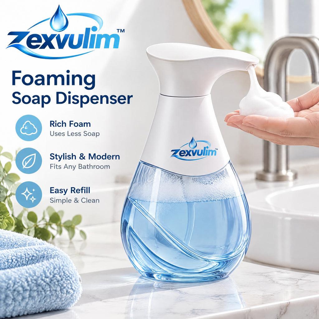 𝒛𝒆𝒙𝒗𝒖𝒍𝒊𝒎™ Refillable Foaming Soap Dispenser — view 1