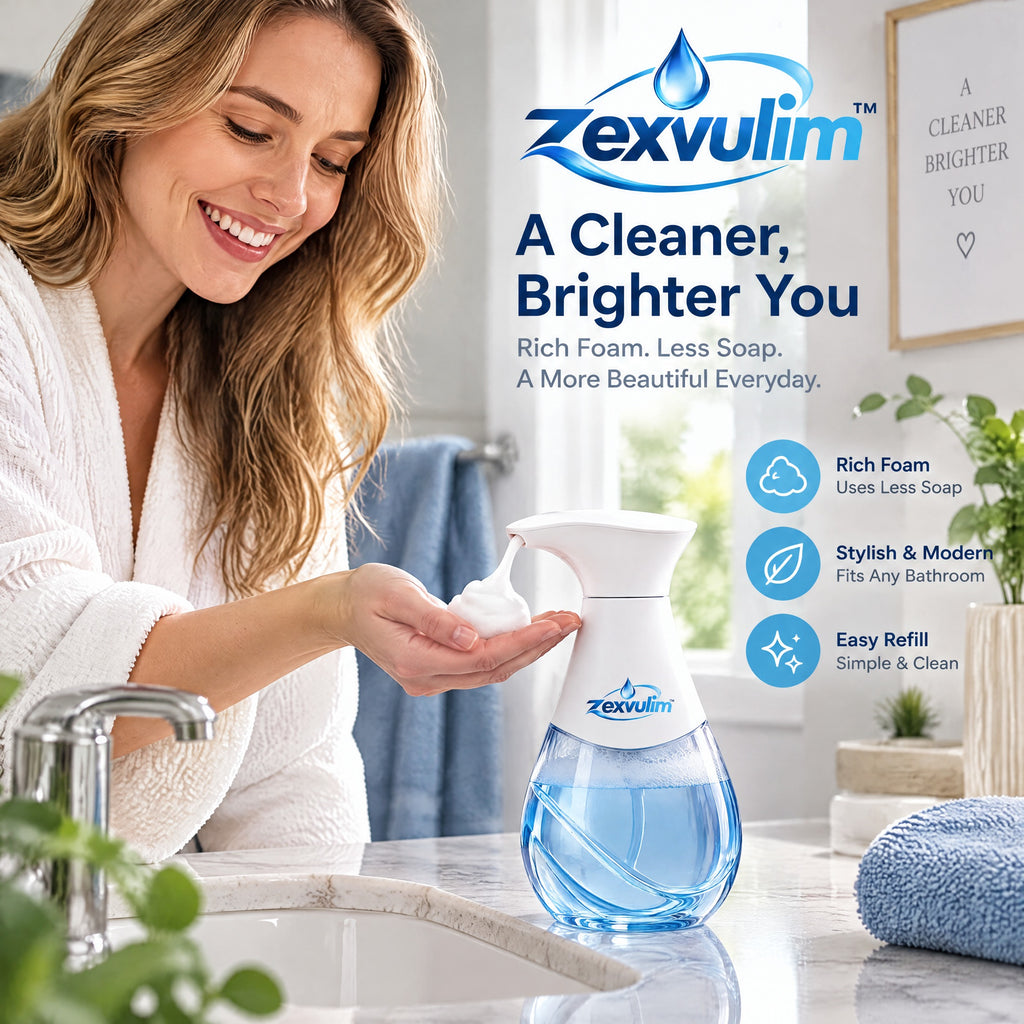 𝒛𝒆𝒙𝒗𝒖𝒍𝒊𝒎™ Refillable Foaming Soap Dispenser — view 3